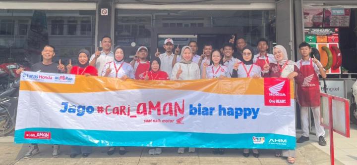 Tunas Motor Pratama Gelar Sosialisasi #Cari_Aman untuk Tingkatkan Keselamatan Berkendara